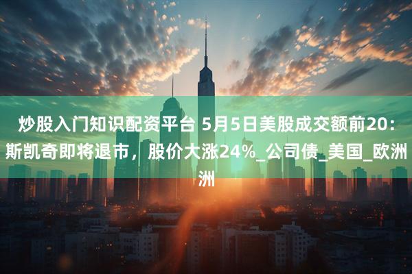 炒股入门知识配资平台 5月5日美股成交额前20：斯凯奇即将退市，股价大涨24%_公司债_美国_欧洲